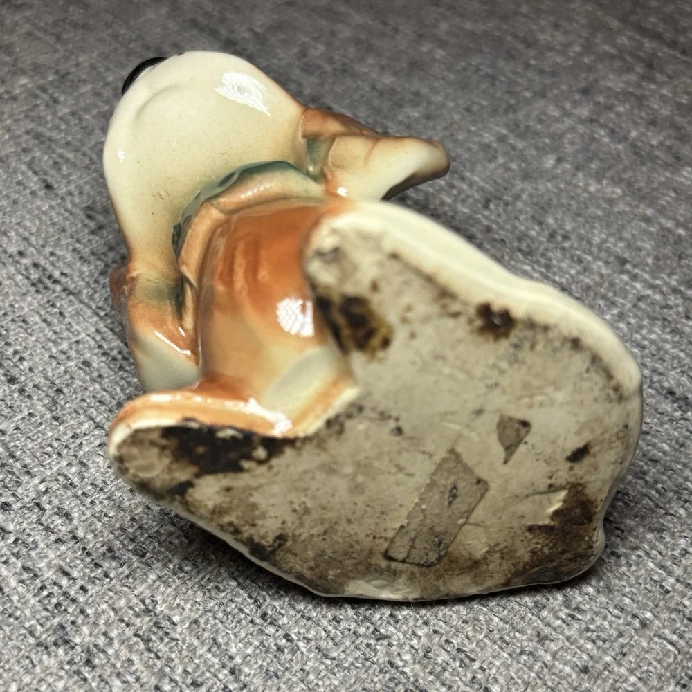 VTG MCM Shawnee Pottery Sad Puppy Dog Planter Ceramic kitschy Decor‎ 1950/60s